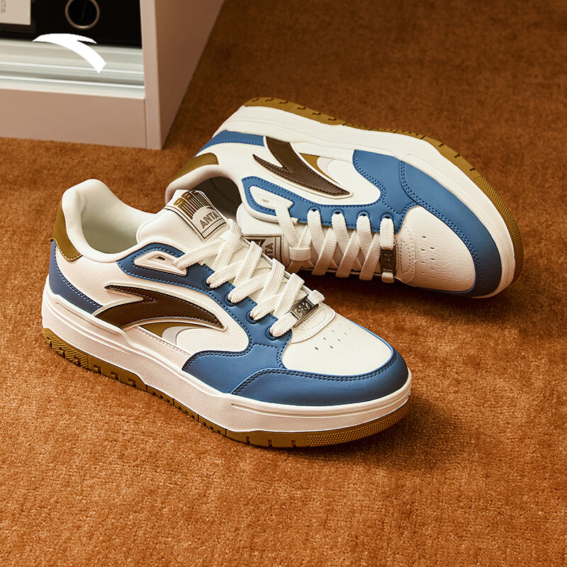 安踏 982板鞋王一博同款男女秋季潮流厚底增高休闲运动鞋48068-OP