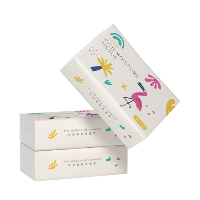 【爱朵生活】盛夏光年柔纸巾120抽 日期随机发货