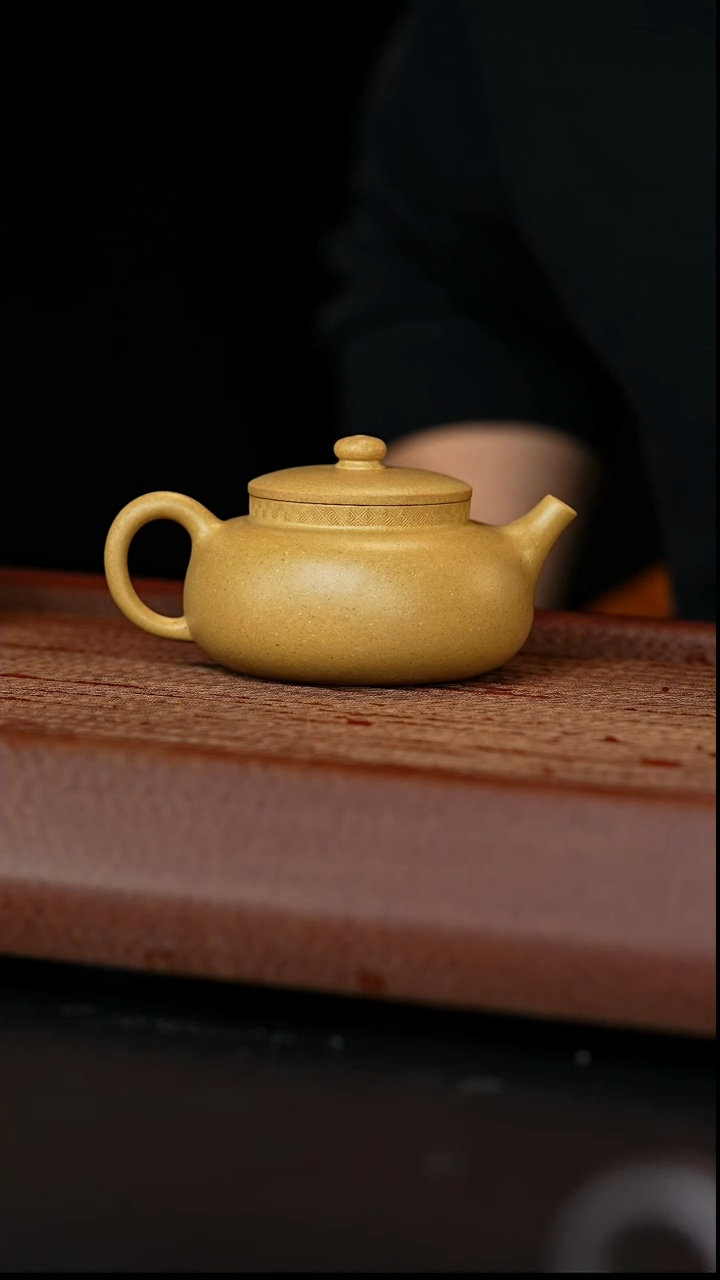 【闪购商品】紫砂茶壶平安 精工半手 大水潭梨皮