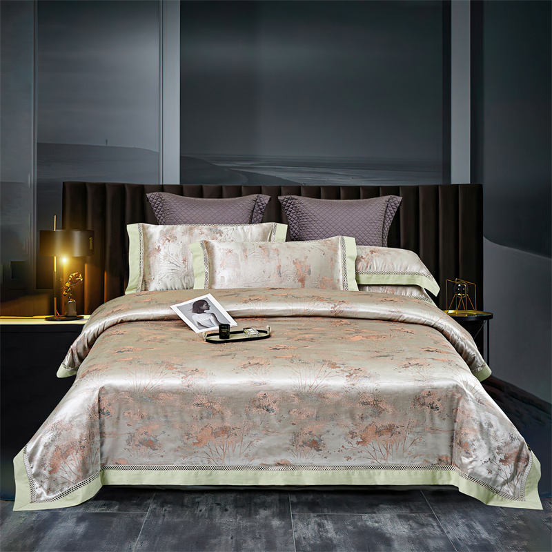 A&J【品牌】轻奢欧式色织重磅高精密私人定制四件套-风花雪月