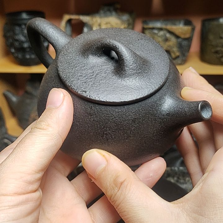 【闪购商品】紫砂茶杯大**舍石瓢壶