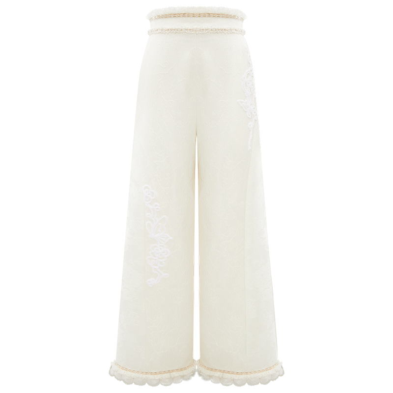 十三余小豆蔻儿[绘雪]秋冬季国风毛领大衣外套裤子短裙千金感套装