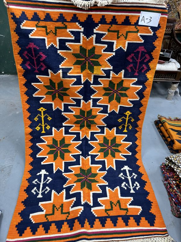 印度进口手工编织羊毛地毯