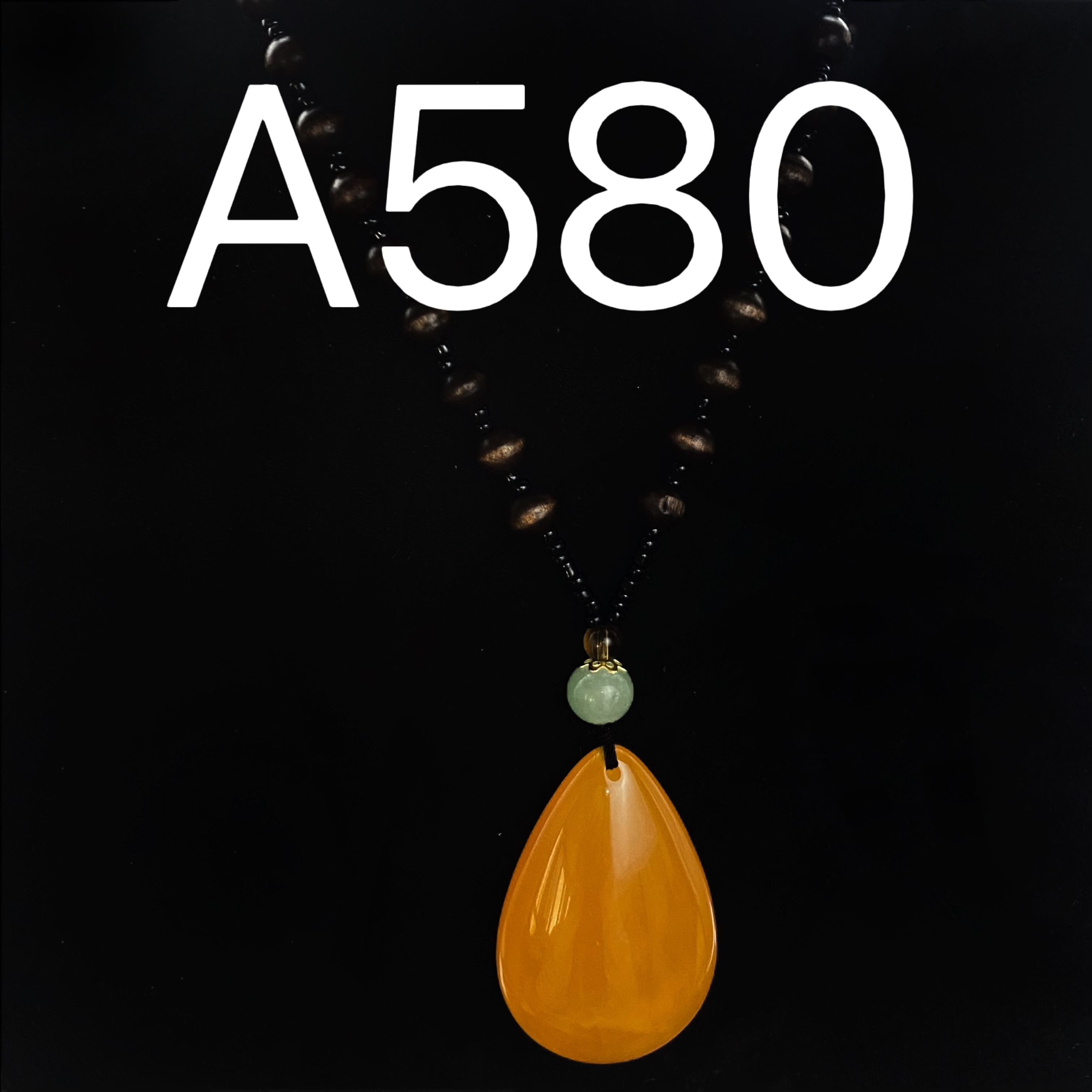  A580项链水滴吊坠毛衣链