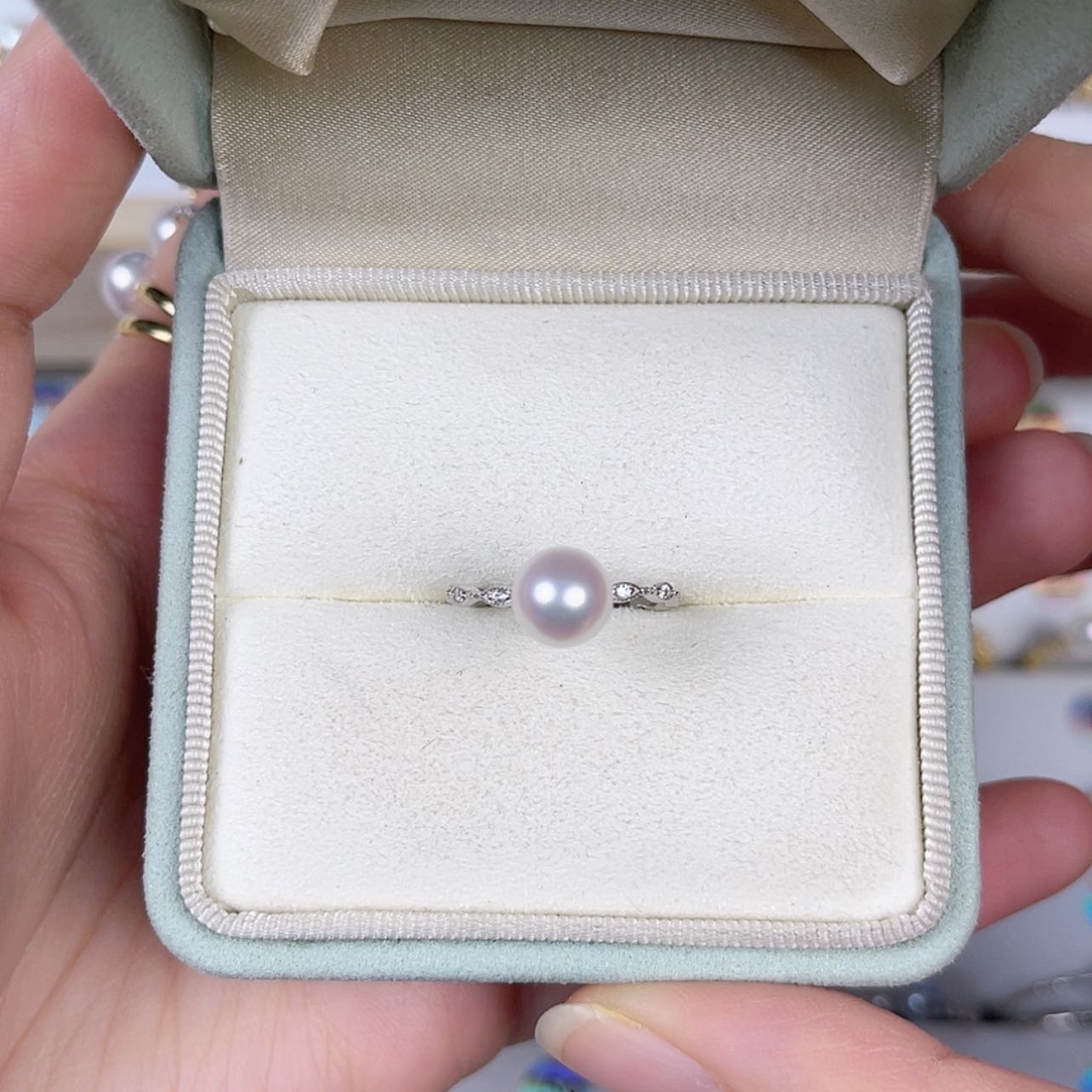 【闪购商品】海水珍珠戒指银S925镶嵌