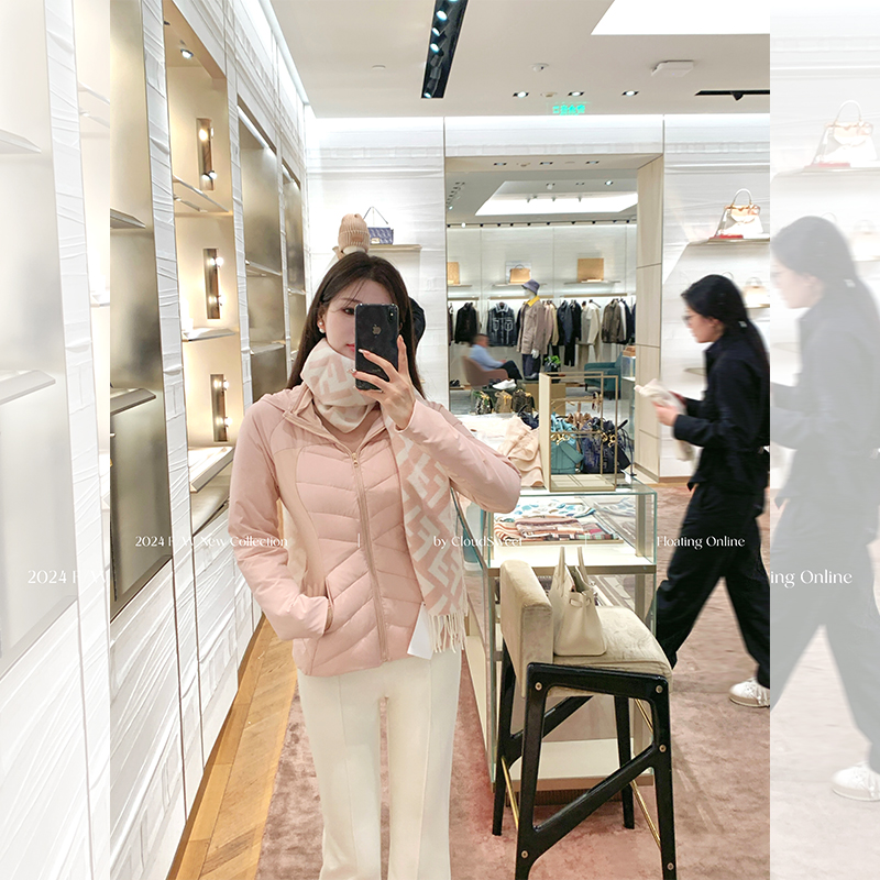 【CloudSweet10/24 10:00】lu系腰精/三星安心绒90白鸭绒羽绒外套