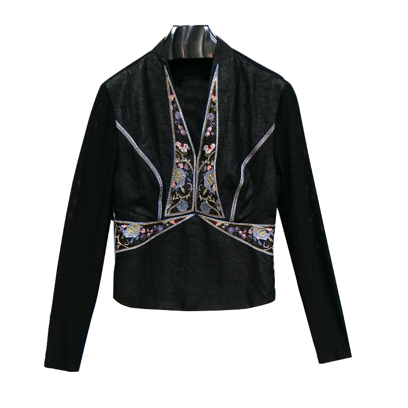 SUOER/娑尔娑尔打籽绣打底衫上衣SH3SB02402