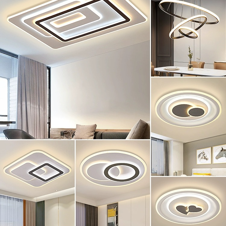 全光谱护眼客厅灯简约现代大气2025年新款大灯吸顶灯网红灯具主灯