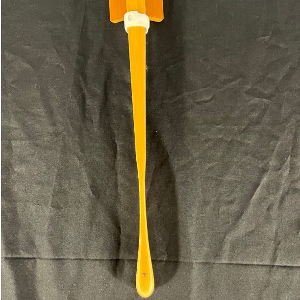 丁新春新料玉竹滚边立体大茄头纯手工文玩折扇