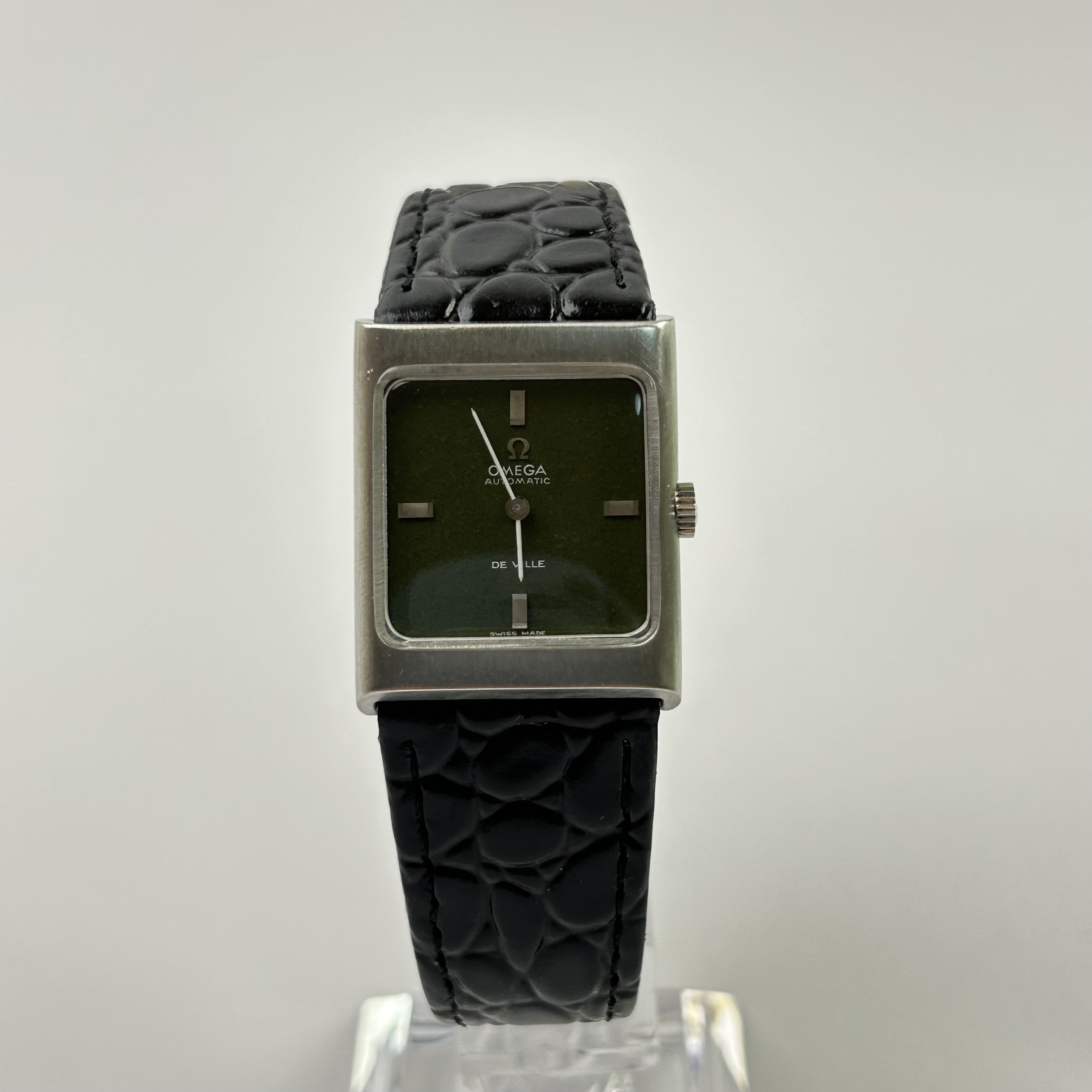 95新 Omega/欧米茄 D2142/自动机械瑞士名表/表径23mm时尚绿色