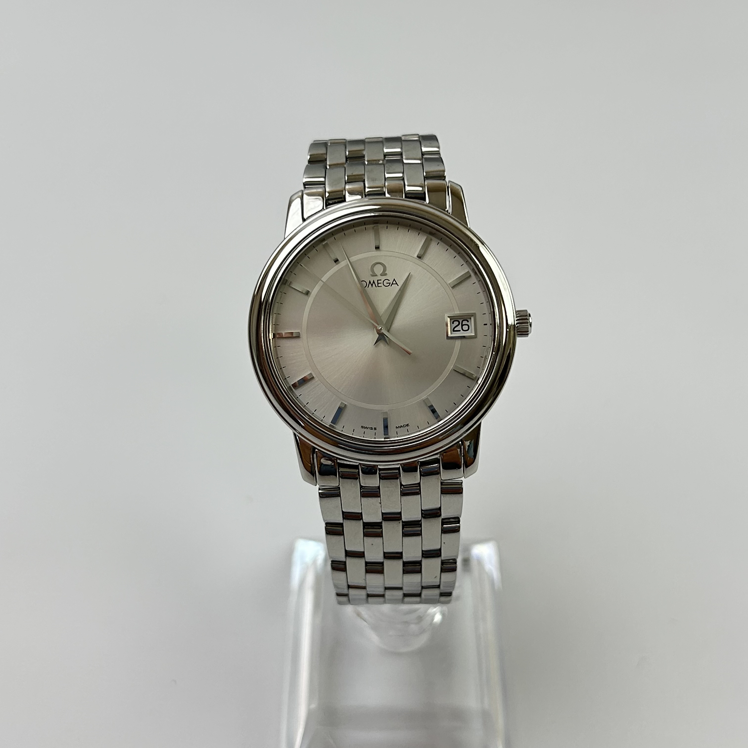 95新 Omega/欧米茄 HS0145/石英腕表/表径34.5mm时尚原装单表