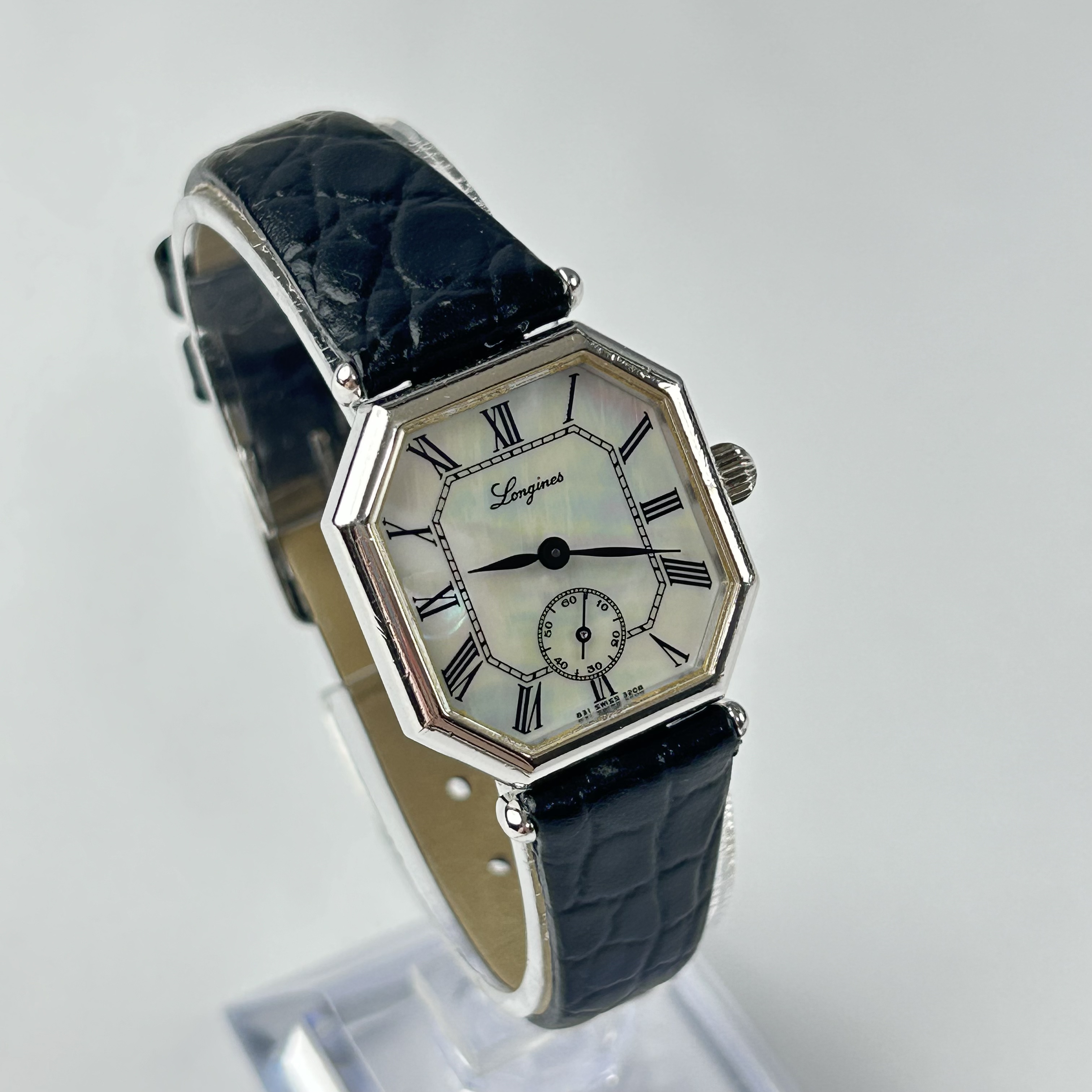95新 Longines/浪琴 PD1573/手动机械瑞士名表/表径24mm时尚精致
