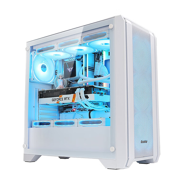 航嘉GX750A掠夺者  360水冷/ATX主板 神光同步 台式电脑主机机箱