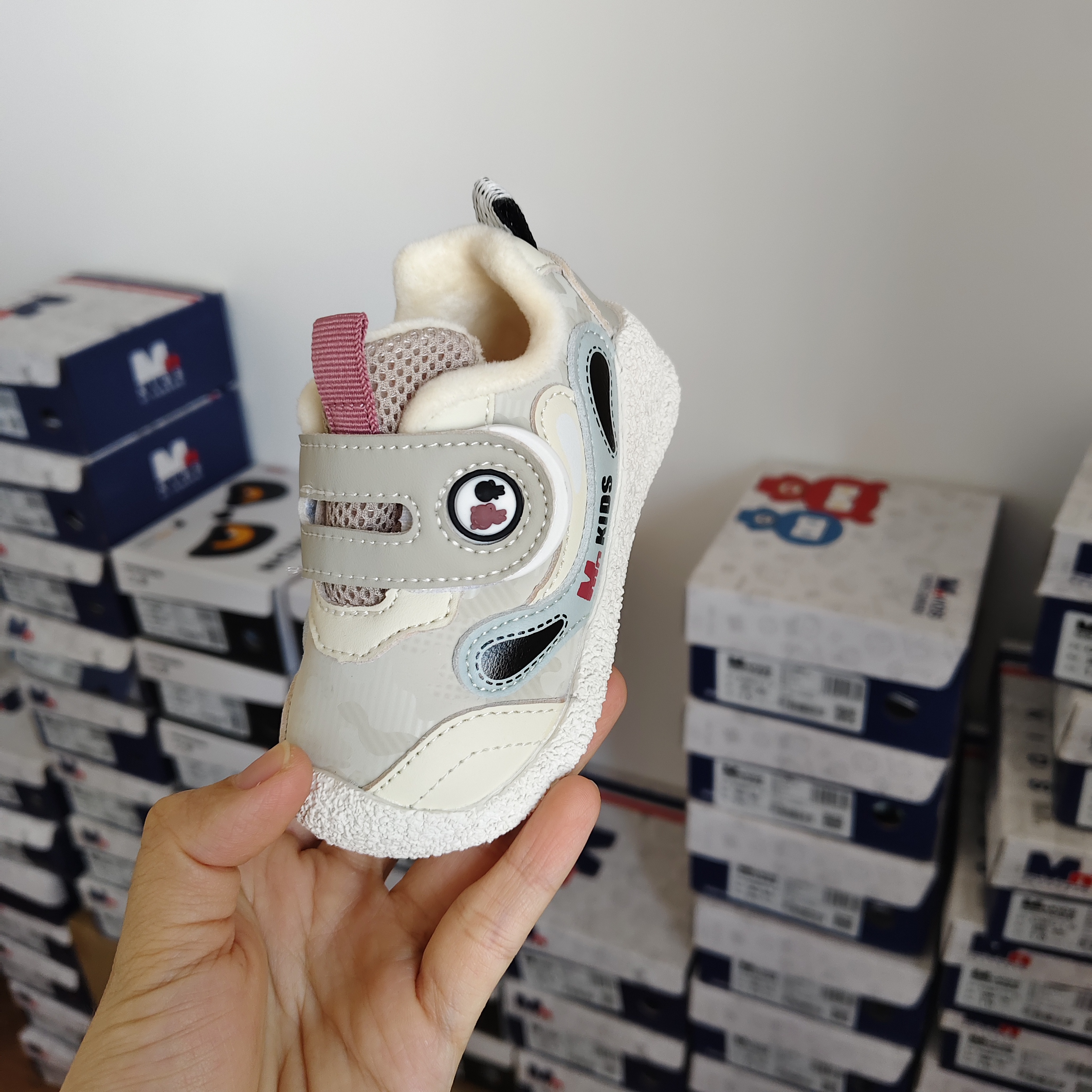 铭诺学步机能鞋二棉冬款男宝女宝防滑童鞋断码捡漏