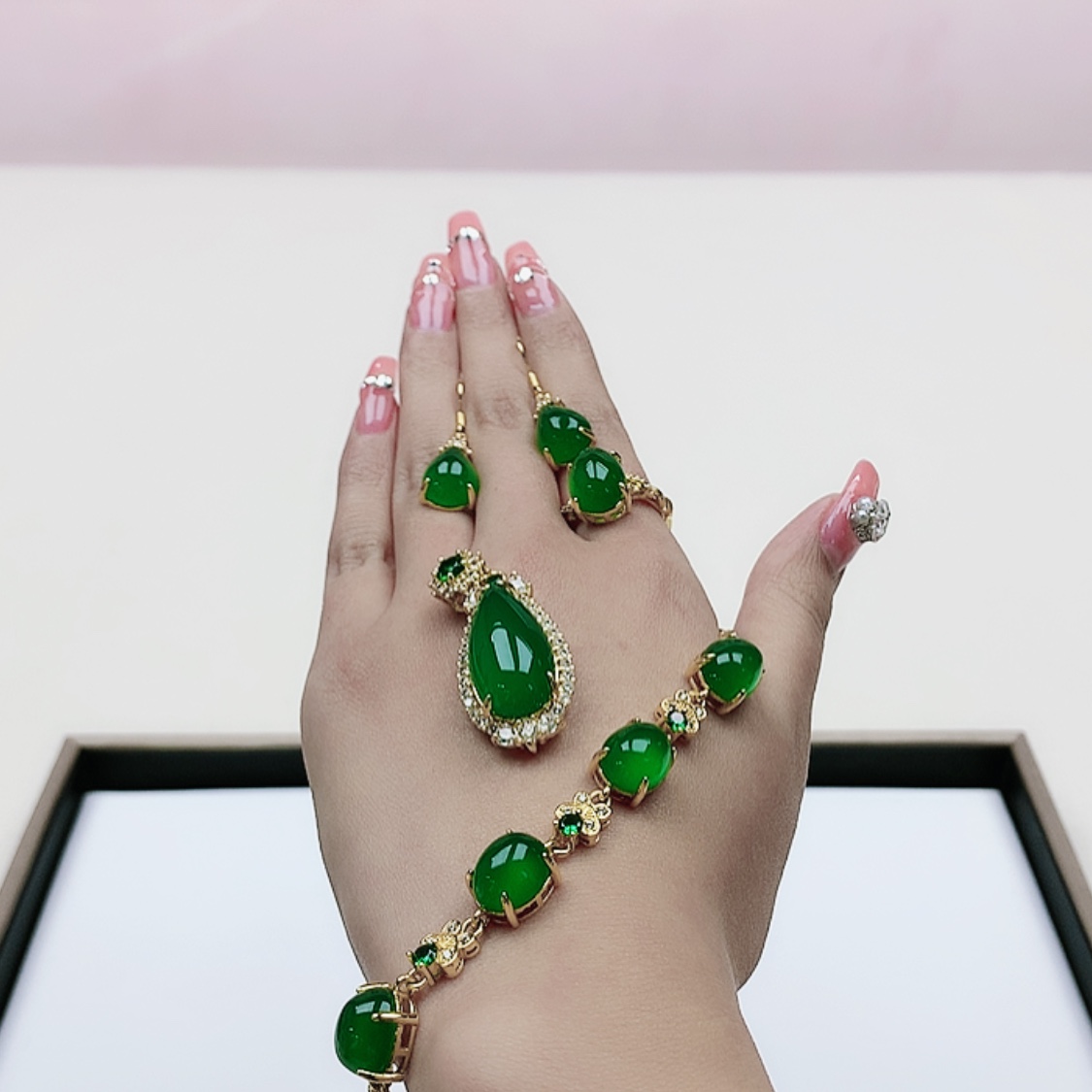 【闪购商品】玛瑙/玉髓首饰合金