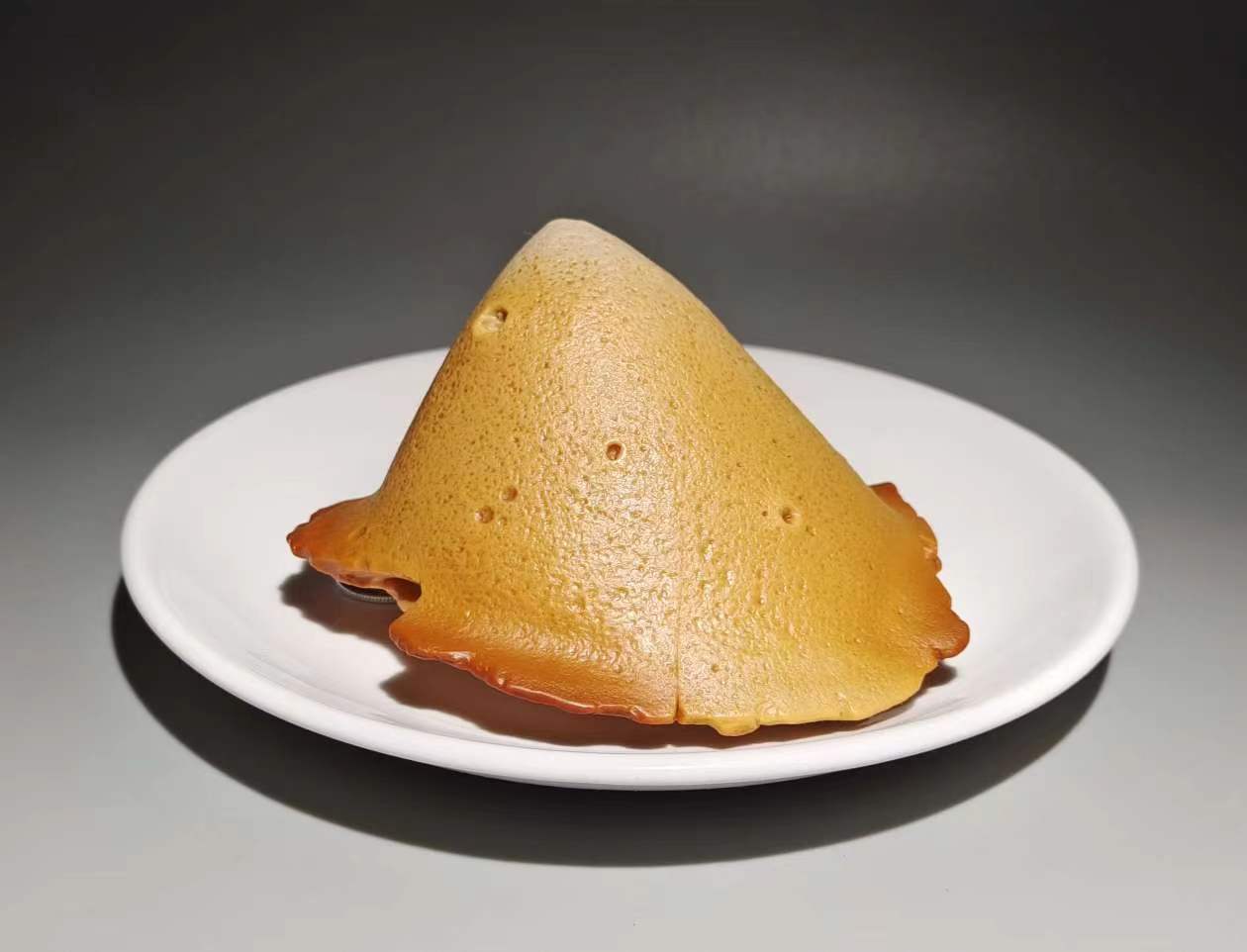 戈壁石蒙古沙漠漆 筋脉石摆件付米链接