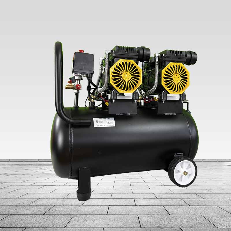 1680瓦-80升220V 空压机气泵木工装修家用喷漆无油静音空气压缩机