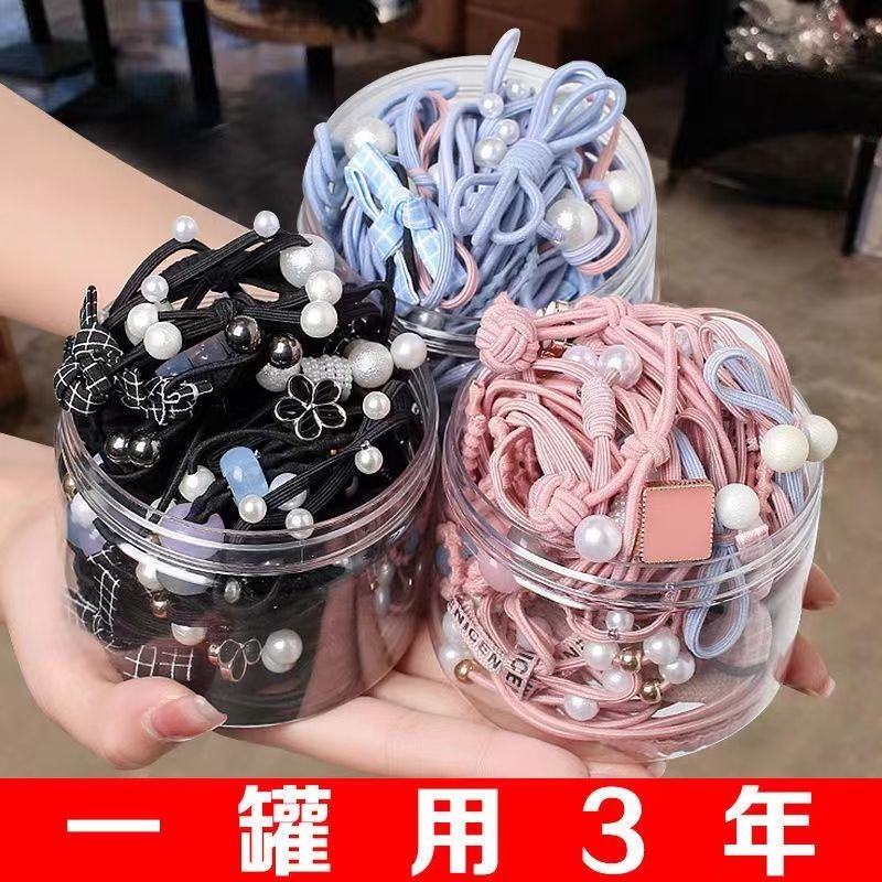 非金属发饰 多巴胺头绳成人款简约发圈韩版发绳粗款皮筋百搭头饰