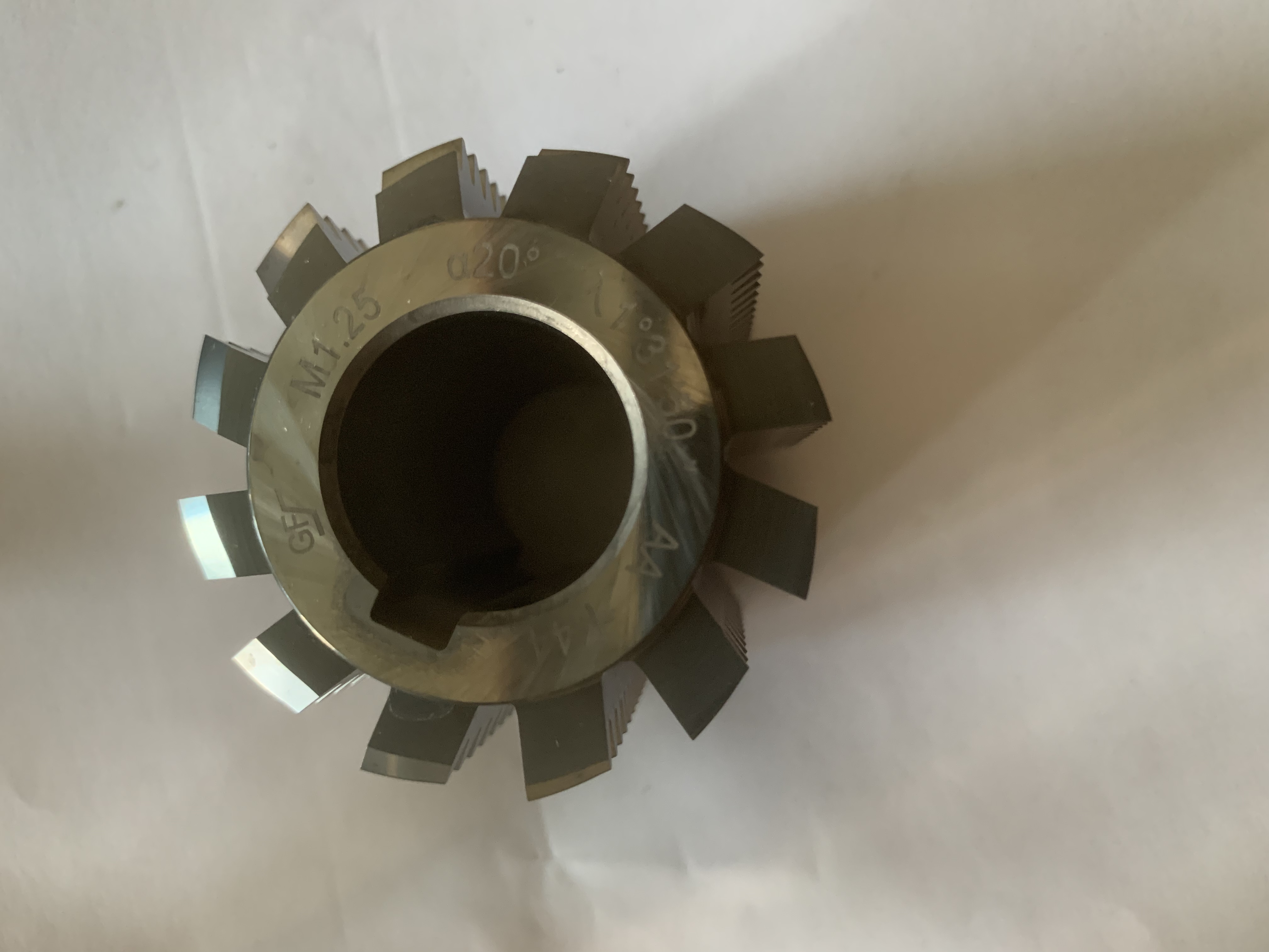 合金滚刀m1.25m1.5孔22