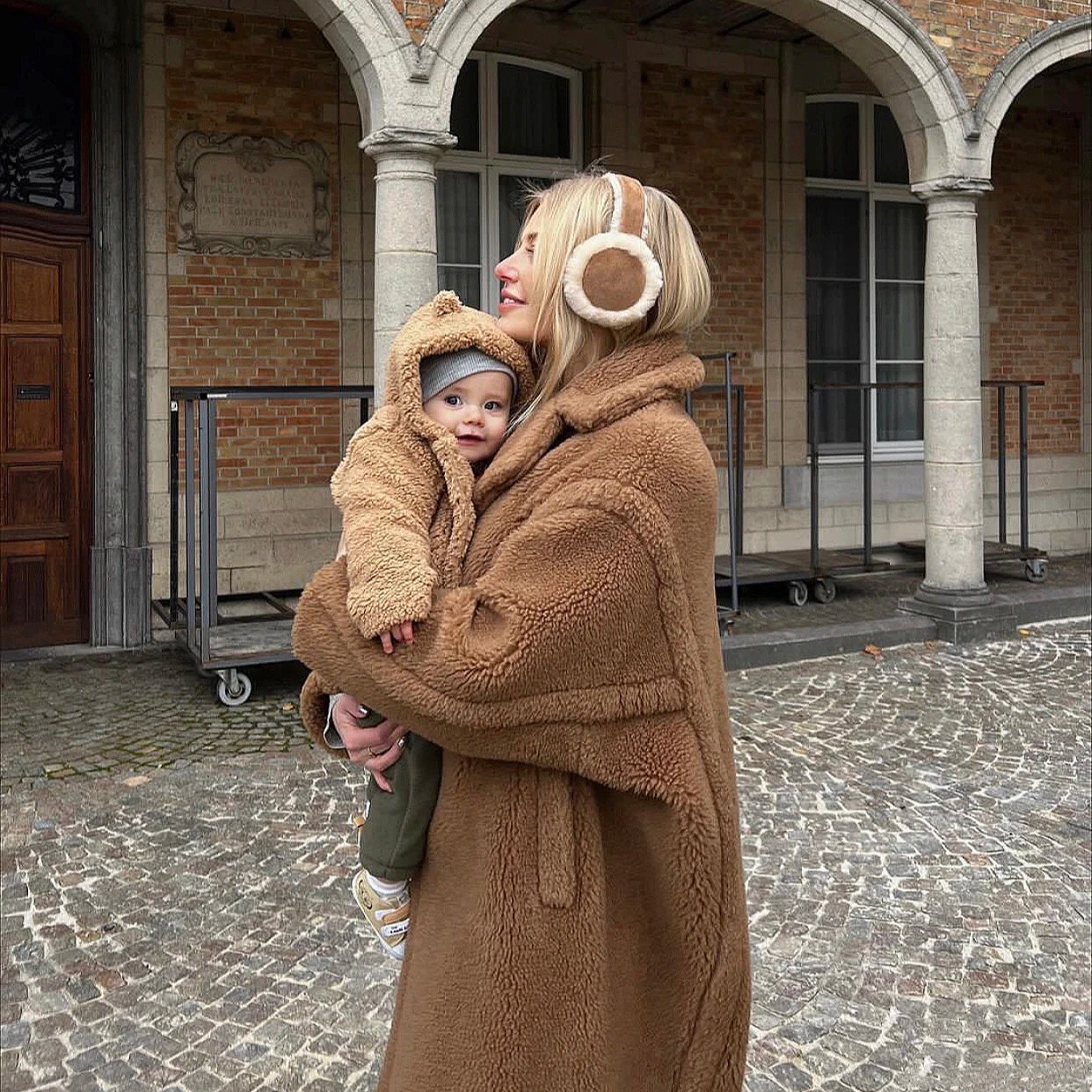 正确版本 MAX泰迪熊大衣长款 廓形百搭外套带里布秋冬季 时尚大衣