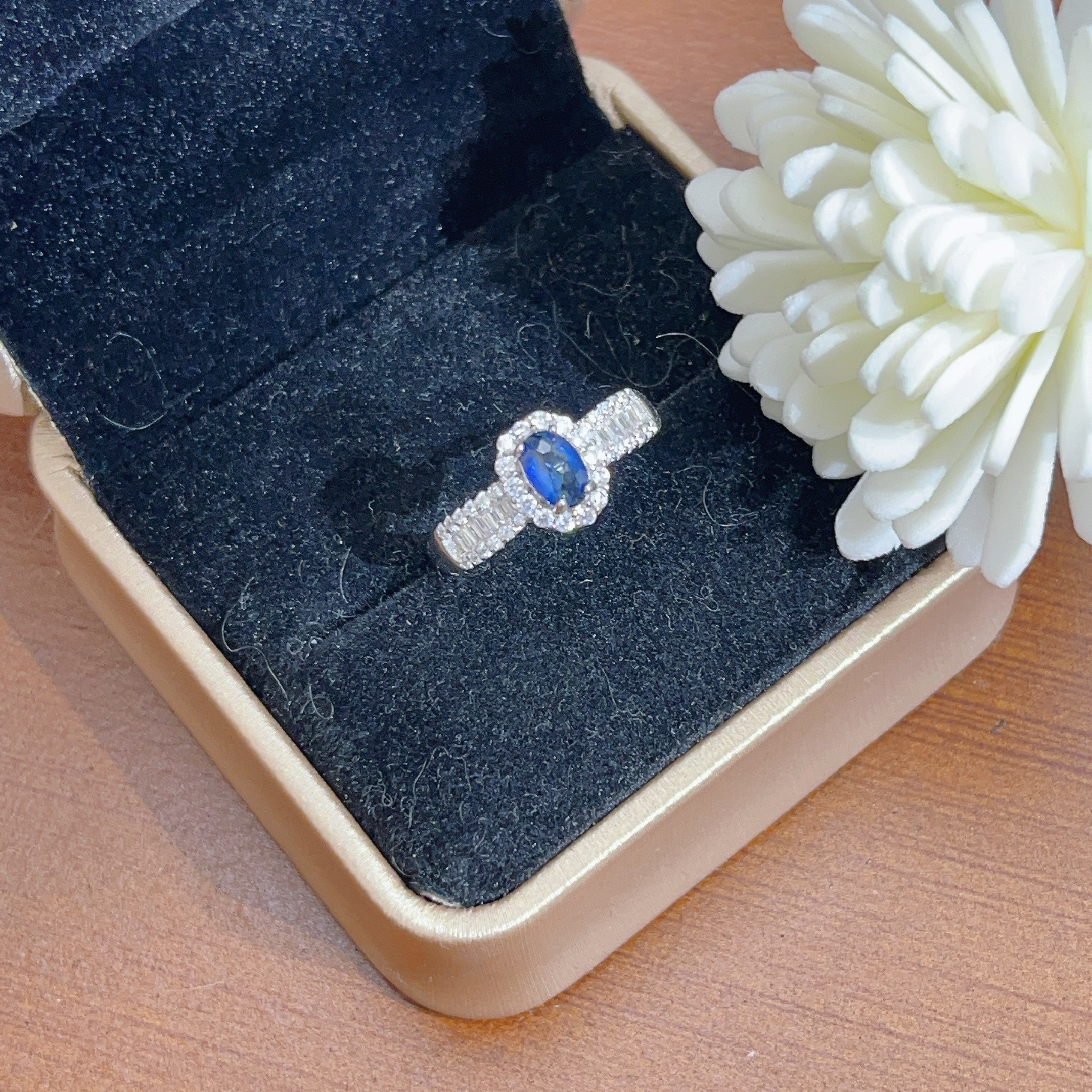 天然蓝宝石戒指高品质