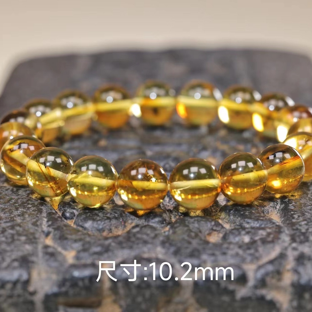 波罗的海净水虫珀珠宝11.5克