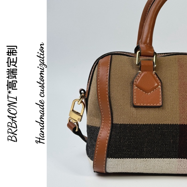 B30黄麻经典配牛皮枕头包3001