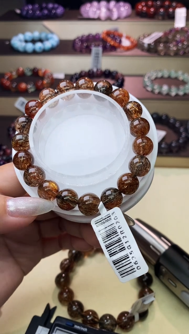 【闪购商品】发晶手链未镶嵌黑金超七10m+