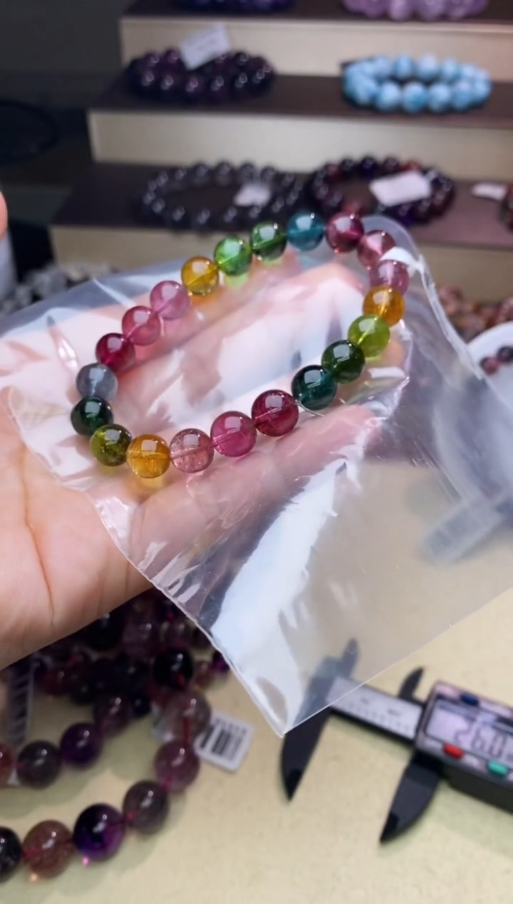 【闪购商品】碧玺手链未镶嵌碧玺9m+