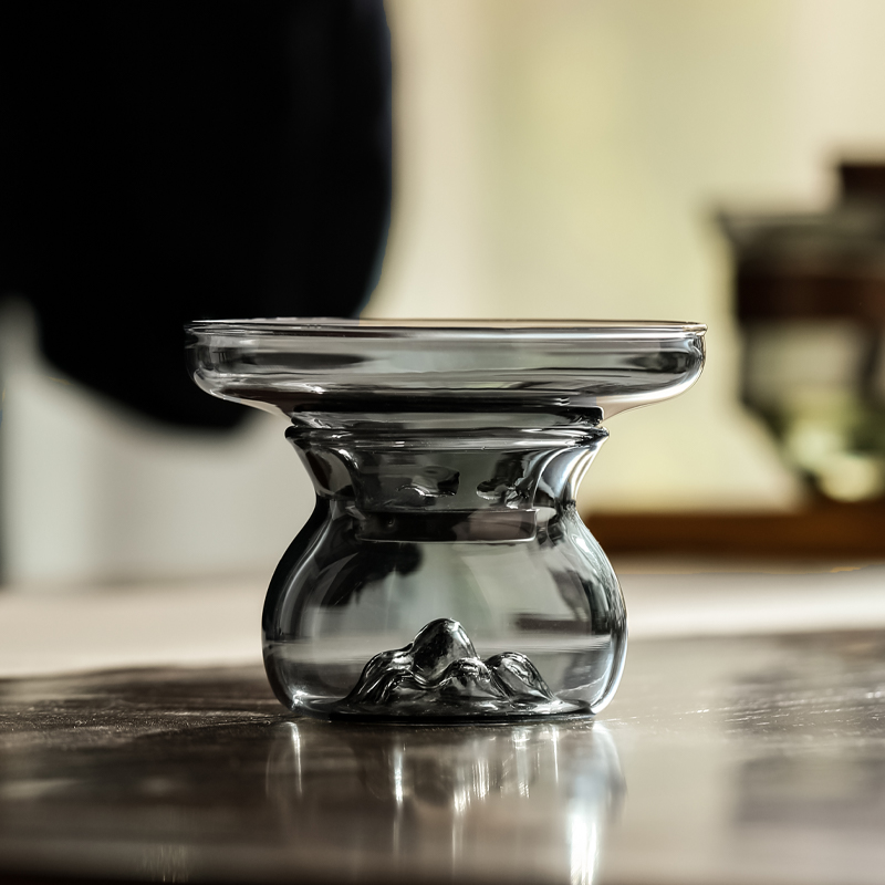 玻璃茶漏茶滤器超细泡茶茶叶过滤器高档公道杯漏网功夫茶高级茶隔