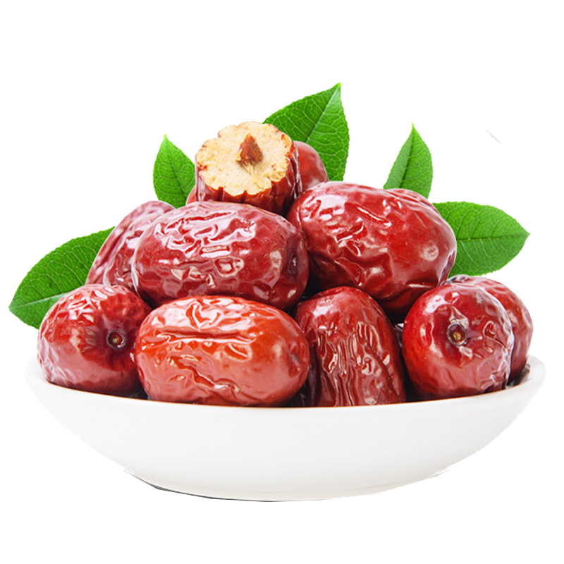 小茵姑娘新疆若羌枣250克红枣营养食用皮薄肉厚细腻传统分装