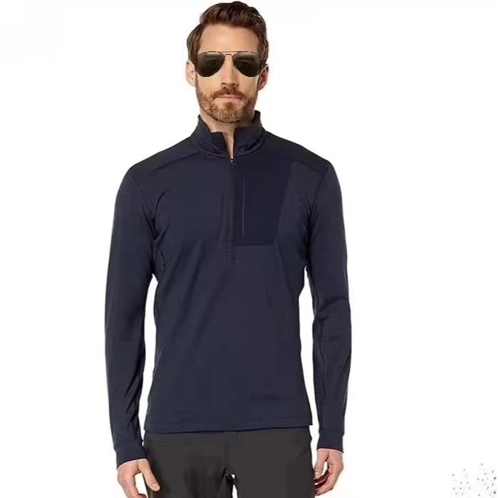 男士半拉链抓绒吸保暖湿排汗通勤户外运动弹力磨绒冲锋裤男