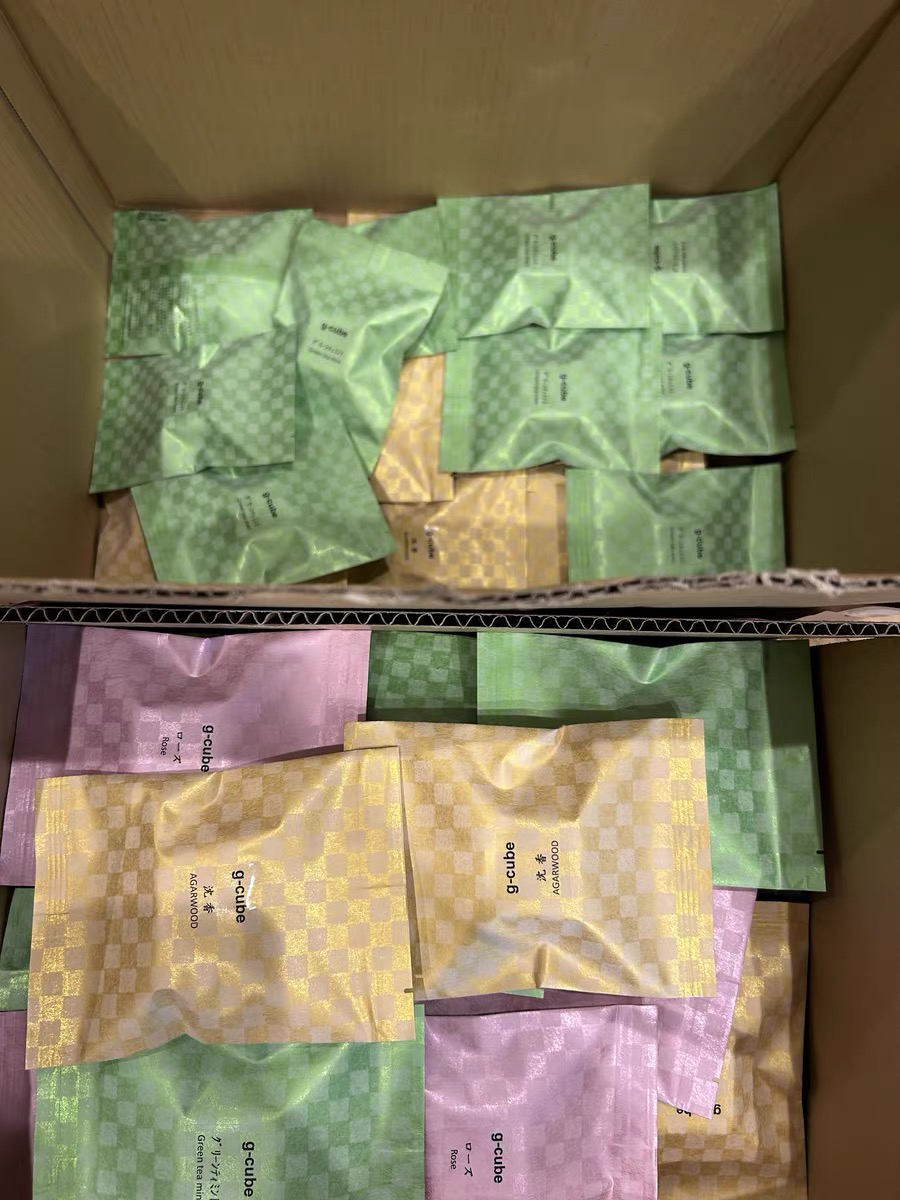 G-cube 香块 不需要焚烧，放置即可