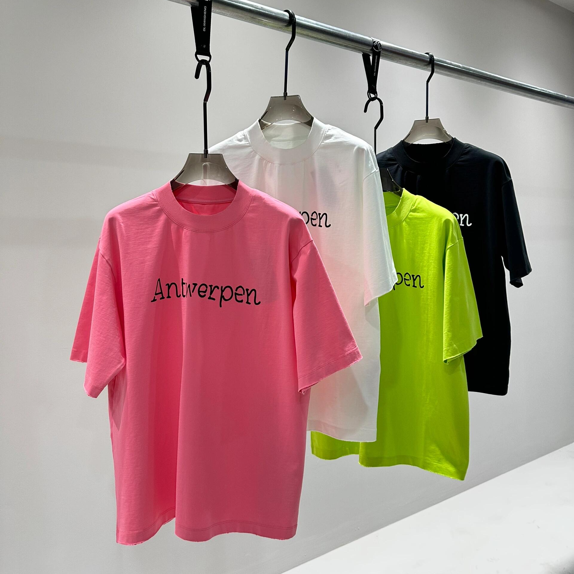 【字母英文】重磅百搭夏季高级感小领口新潮短袖圆领美式休闲T恤