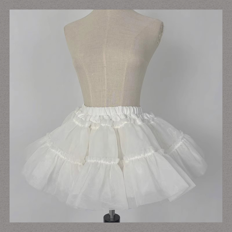 【现货】豹了个猫30cm裙撑Lolita洛丽塔日常撑无骨软纱云朵撑衬裙