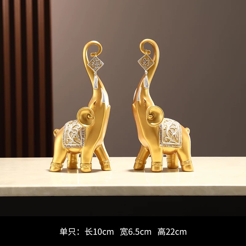 【热卖款】大象玄关摆件客厅电视酒柜家居装饰品房间开业创意礼物