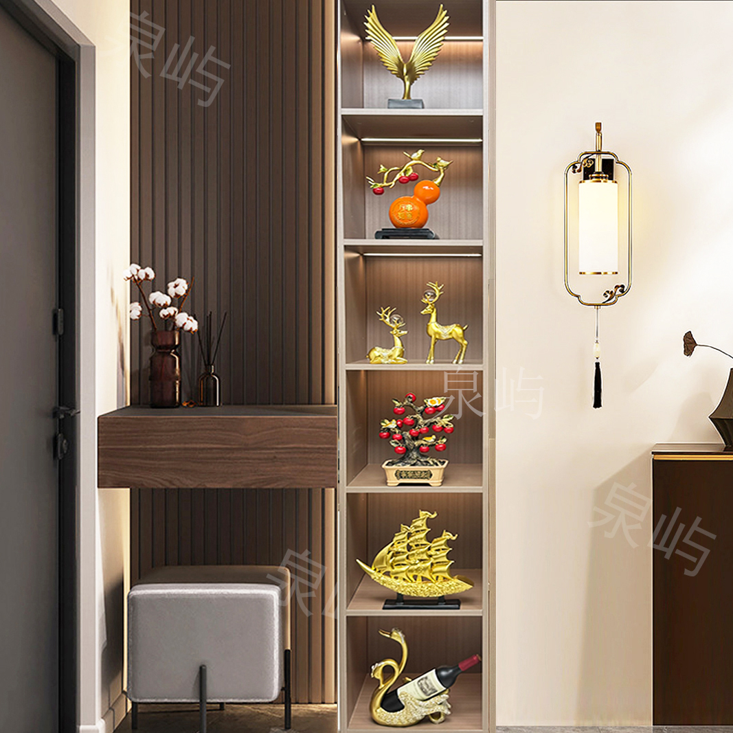 六层套装事事如意高档大气乔迁新居酒柜展示柜电视柜玄关