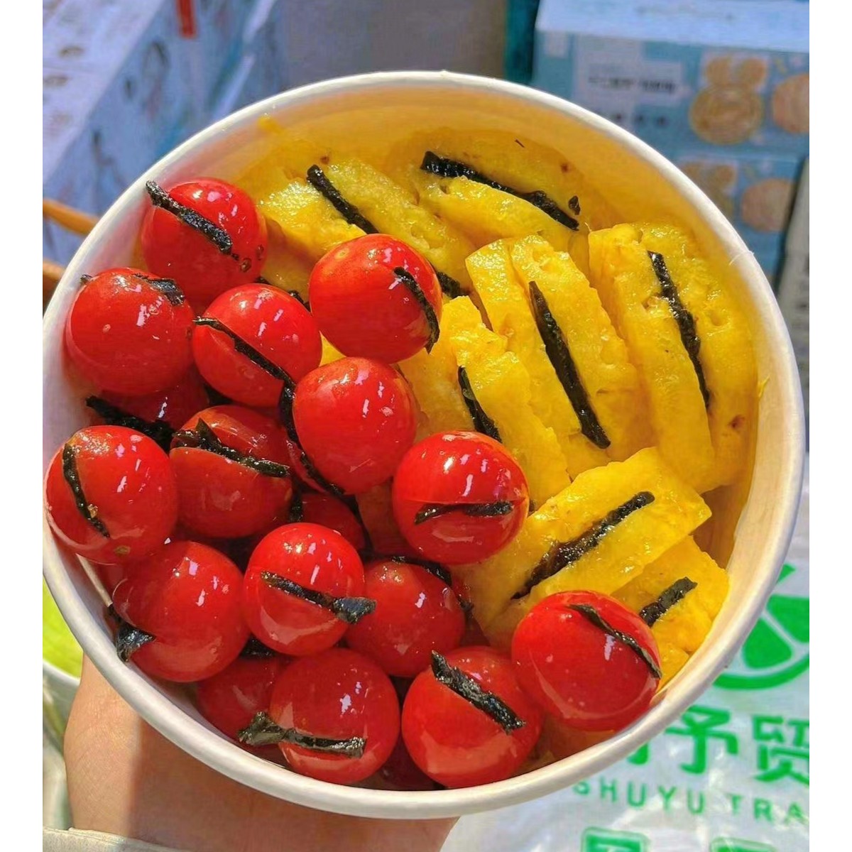 果切  千禧果夹乌梅+凤梨夹乌梅600g