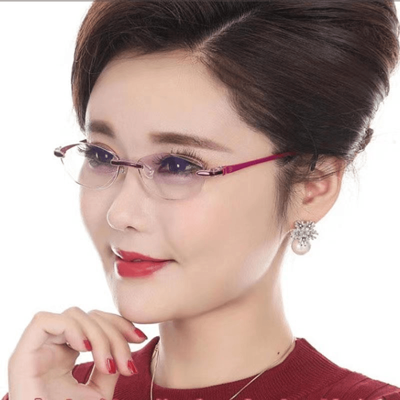 防蓝光超轻老花眼镜时尚切边高清女老花眼镜男气质中老年老光镜