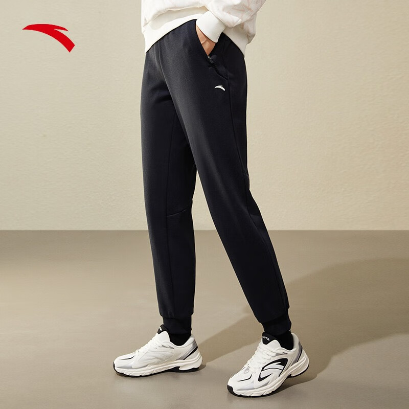 安踏丨女服秋冬新款束脚防风舒适百搭软绒保暖运动长裤162247313