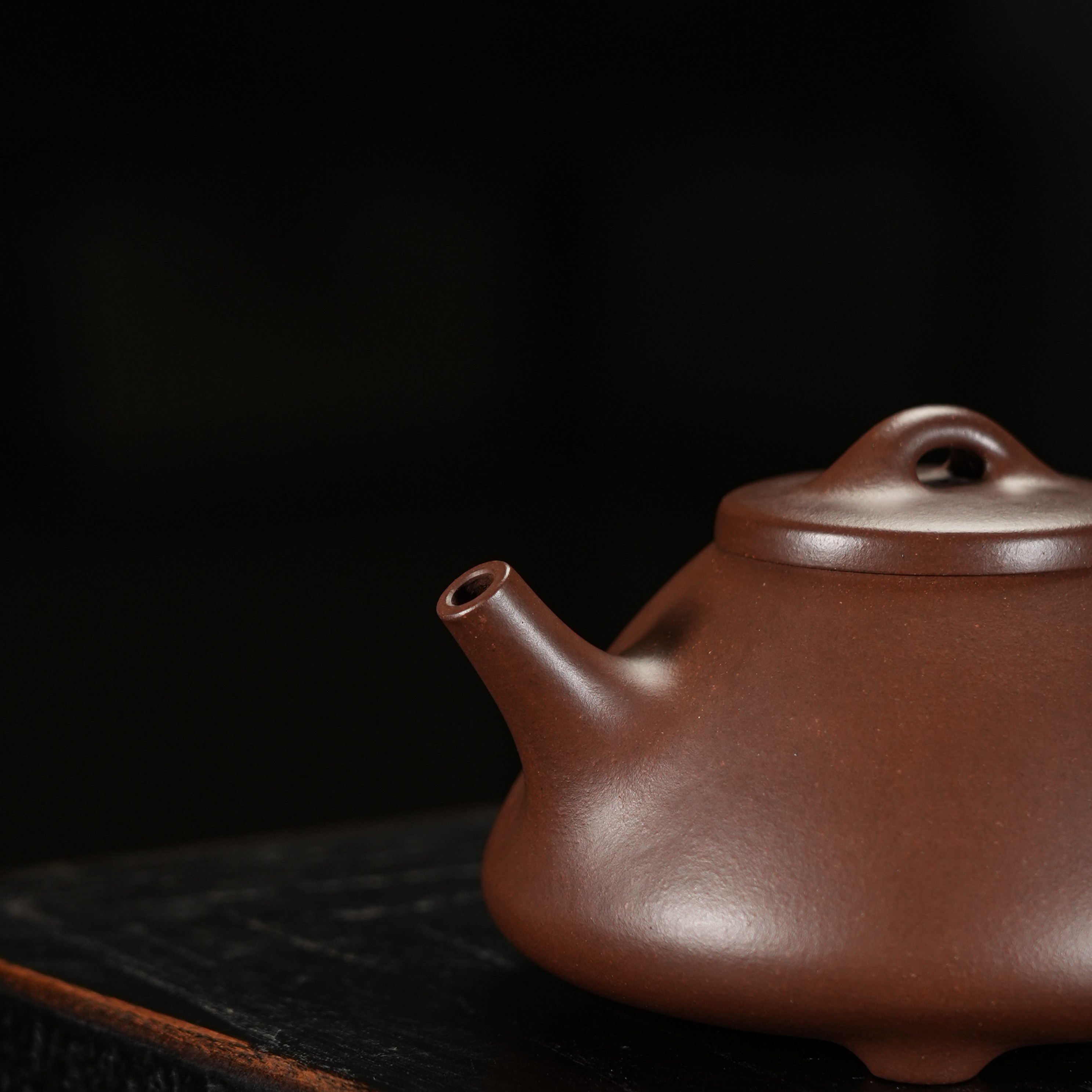 紫砂大家 || 许建平《子冶石瓢》壶｜300cc｜半手工