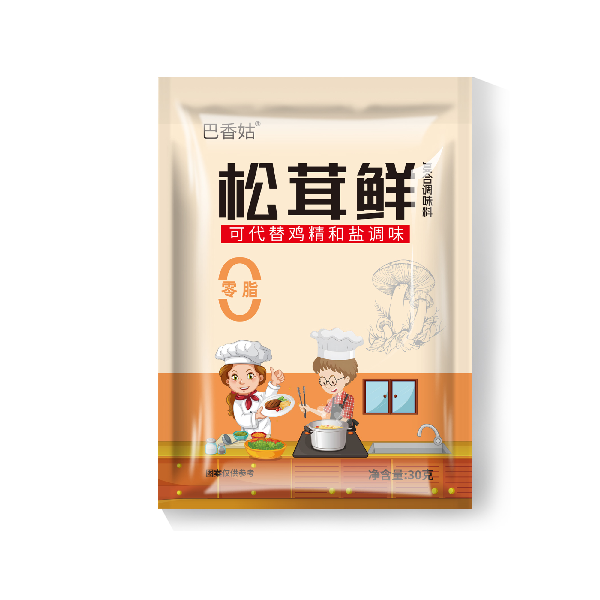 【拍一发十五】0添加0脂松茸鲜代替盐和鸡精提鲜30克*袋X