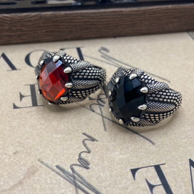 925银戒指 拜合体亚尔纯银戒指