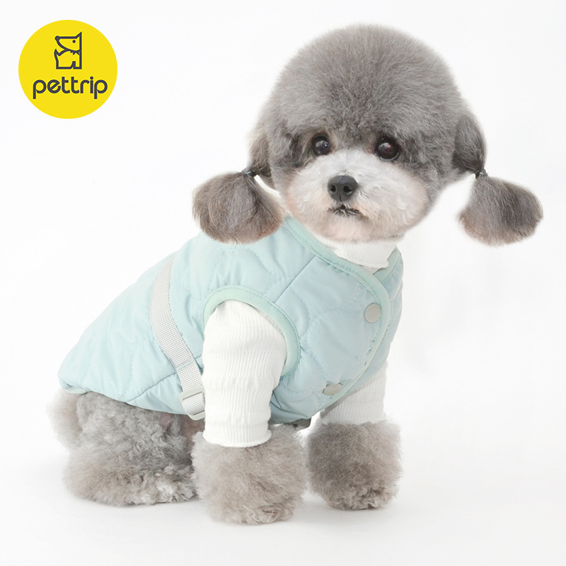 PETTRIP秋冬新款宠物夹棉马甲保暖狗衣服冬装宠物衣服猫咪衣服