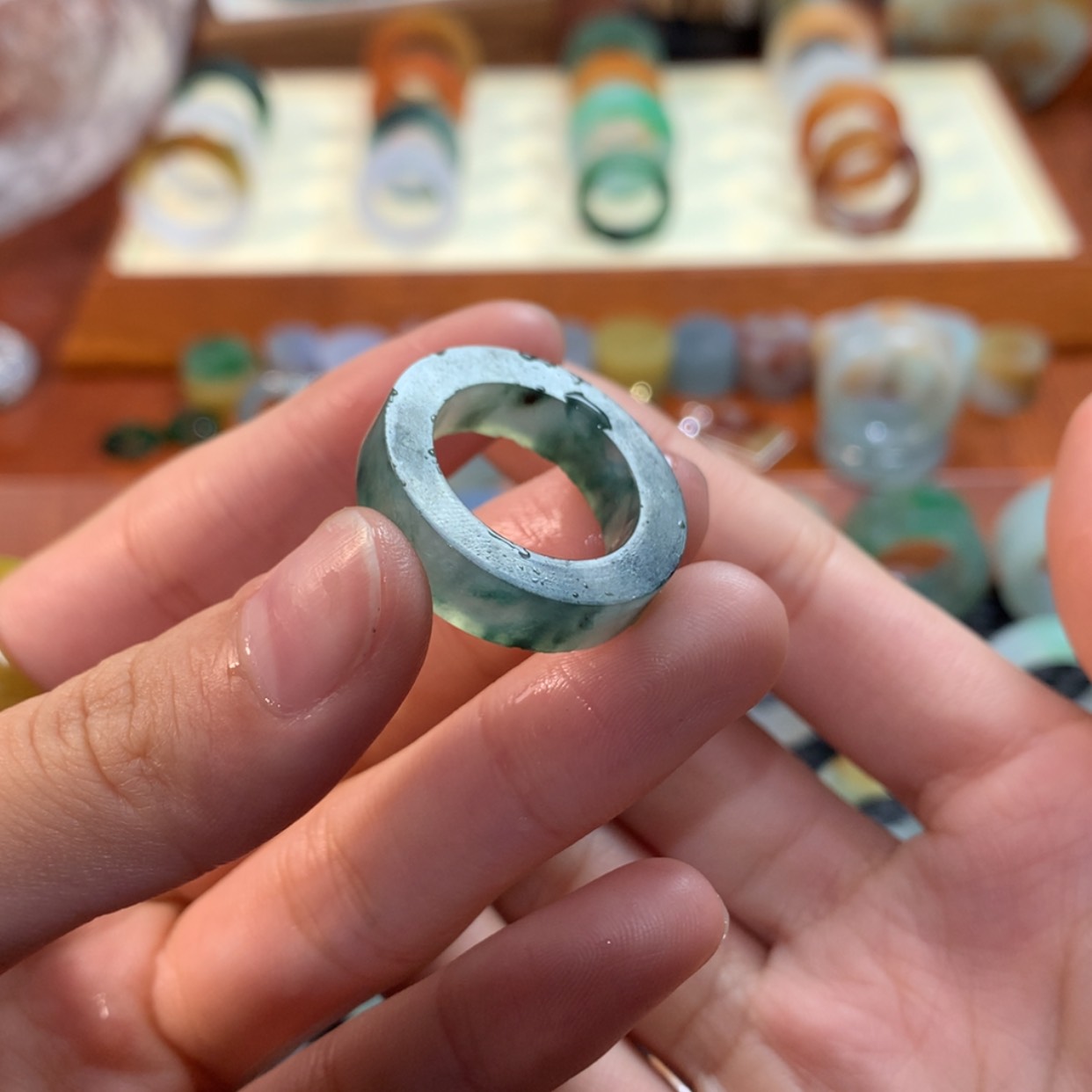 【闪购商品】翡翠戒指未镶嵌英****驰