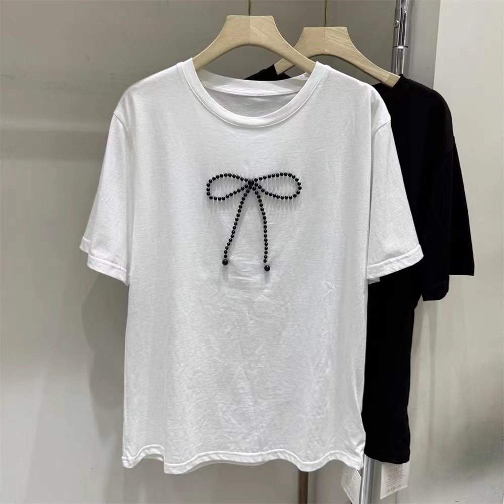 简约显瘦时尚百搭夏季休闲设计师情侣女款T恤半袖宽松均码潮流