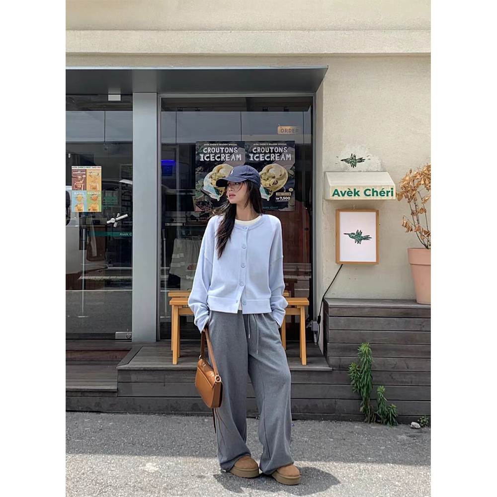 【现现专场】秋冬大码女装遮胯显瘦裤子胖mm宽松阔腿百搭休闲长裤