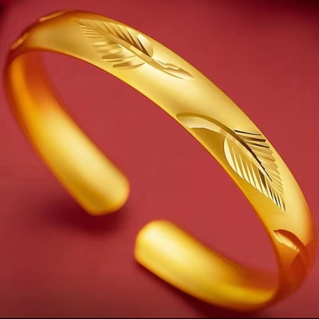 手镯 时尚百搭气质高雅大方款555【羽毛】A1