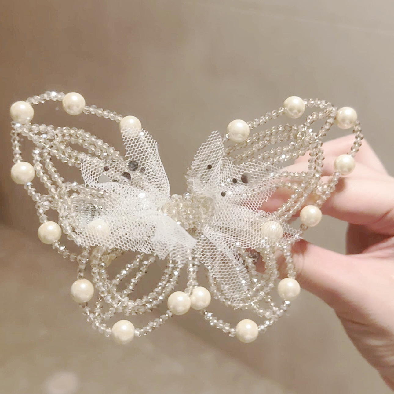 茜子风系列高定发箍边夹鸭嘴夹网红发饰头饰