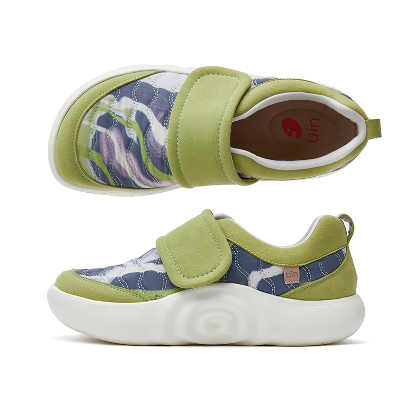 uin旅行鞋马翁5/8风衣布仿羊毛健步鞋厚底潮流uinuin丑萌鞋潮牌鞋